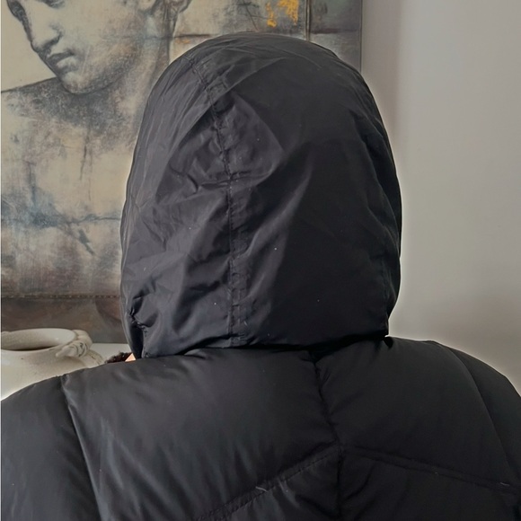 Vest..European Goose Down ladie’s Add puff vest with tuck away hood size  10. - Picture 7 of 7